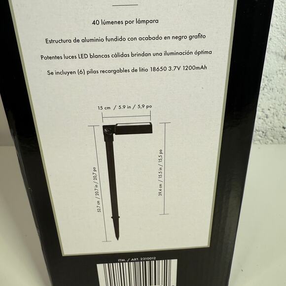 Tommy Bahama Solar LED Path Light (Pack of 6) New, open box - Picture 12 of 12